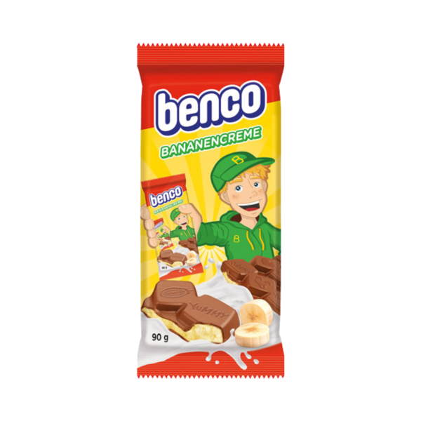 Benco Tafel Bananencreme, 90g